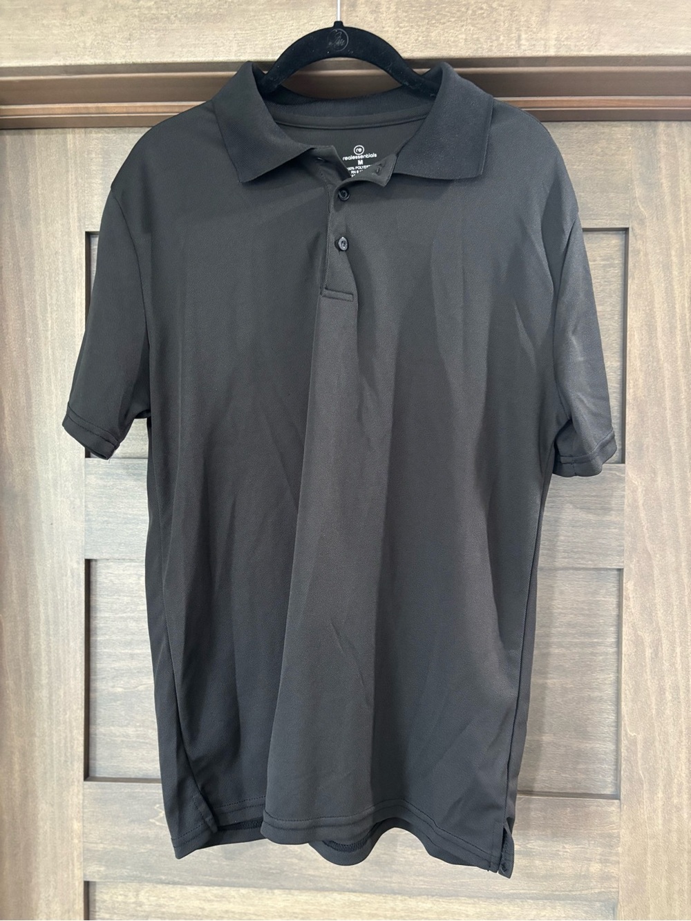Essentials Men's Black Polo Shirt